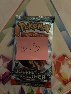 Heavy! Over 22.30 Gram Pokemon Journey Together Booster Pack Sealed - Image 2