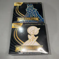 Pokemon TCG Mega Evolution Elite Trainer Box ETB Lot of 2 Lucario and Gardevoir - Image 1