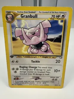 Granbull [1st Edition] #37 - Pokemon Neo Genesis - Image 1