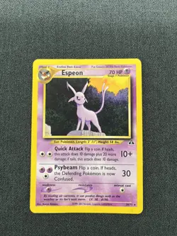 Pokemon TCG Espeon 20/75 Neo Discovery Regular Moderately Played - Image 1