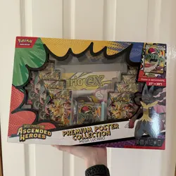 Pokemon Ascended Heroes Mega Lucario ex Premium Poster Collection New & Sealed✅ - Image 1