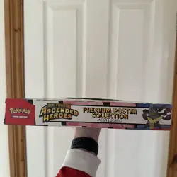 Pokemon Ascended Heroes Mega Lucario ex Premium Poster Collection New & Sealed✅ - Image 3
