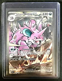 Pokemon TCG Team Rockets Nidoking EX 233/182 Destined Rivals NM Condition - Image 1