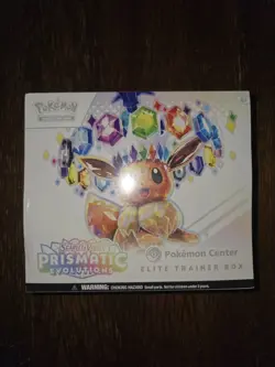 Pokemon Prismatic Evolutions Pokemon Center Sealed ETB Elite Trainer Box - Image 1