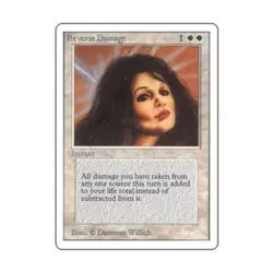 WOTC MtG Unlimited Reverse Damage (R) Fair - Image 1