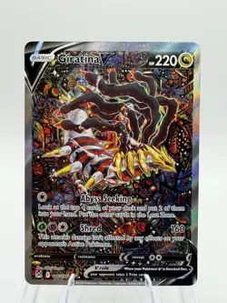 Giratina V Alt Art Lost Origin 186/196 Alternate Art Full Art Pokemon TCG LP - Image 1