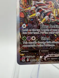 Giratina V Alt Art Lost Origin 186/196 Alternate Art Full Art Pokemon TCG LP - Image 5