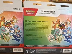 2 Pokemon First Partner Illustration Collection Series 1 Exclusive Promo Box - Image 4