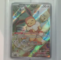 Pokemon Eevee 173 SVP: Scarlet & Violet Promo 50 HP Holo Basic PSA 10 - Image 2