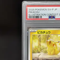 PSA 10 Pikachu 242/SV-P Pokemon Illustration Contest 2024 Promo Card JP - Image 3