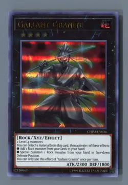 Gallant Granite CHIM-EN036 Ultra Rare Chaos Impact Yu-Gi-Oh Lightly Played - Image 1
