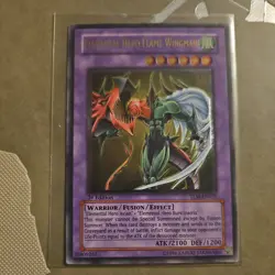 Yugioh Elemental Hero Flame Wingman TLM-EN035 Ultimate Rare 1st Edition - Image 1