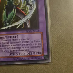 Yugioh Elemental Hero Flame Wingman TLM-EN035 Ultimate Rare 1st Edition - Image 4