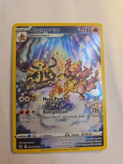Magmortar GG03/GG70 Crown Zenith: Galarian Gallery Holo 18 Pokemon Full Art Alt - Image 1