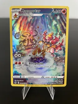 2023 Pokemon Crown Zenith Magmortar Galarian Gallery Holo GG03/GG70 Ultra Rare - Image 1
