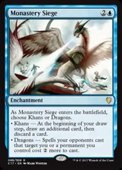 Monastery Siege - Light Play MTG Commander 2017 - Image 1