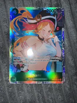 Nami OP14-031 Super Rare The Azure Sea's Seven One Piece Foil - Image 1