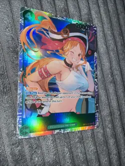 Nami OP14-031 Super Rare The Azure Sea's Seven One Piece Foil - Image 2