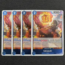 4X Sakasuki | OP12-044 NM | Rare | One Piece TCG Playset - Image 1