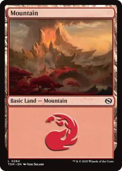 Mountain (0284) - Near Mint MTG Tarkir: Dragonstorm - Image 1