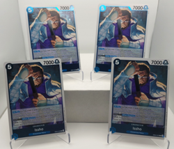 Issho Playset EB04-022 x4 - The Azure Sea's Seven - One Piece TCG - English - Image 1