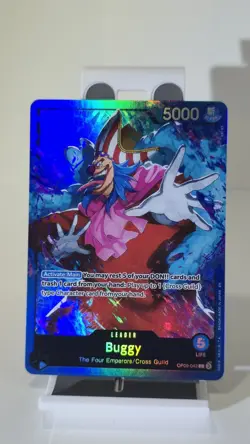 Buggy OP09-042 Leader Alt Art- One Piece TCG - Starter Deck 25 NM Foil English - Image 1