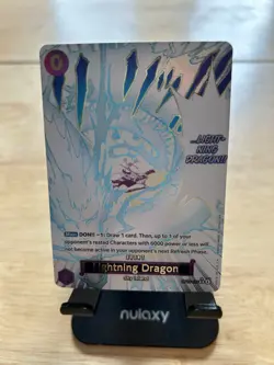 One Piece TCG Lightning Dragon Alt Art OP15-077 - Image 1