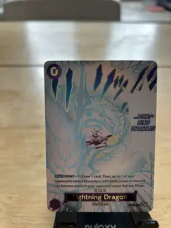 One Piece TCG Lightning Dragon Alt Art OP15-077 - Image 4