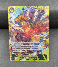 One Piece Monkey D. Luffy OP10-118 - SECRET RARE - HOLO - NM ENGLISH - Image 1