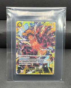 One Piece Monkey D. Luffy OP10-118 - SECRET RARE - HOLO - NM ENGLISH - Image 3