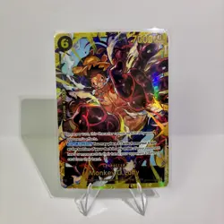 Monkey.D.Luffy - OP10-118 Secret Rare Royal Blood Holo Foil One Piece TCG NM - Image 1
