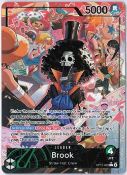 Brook (OP15-022) (Alternate Art) One Piece Adventure on Kami's Island OP15-EB04 - Image 1