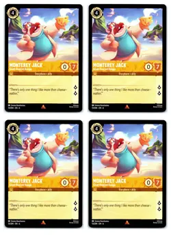 #13 Monterey Jack - Good-Hearted Ranger Playset x4 2024 Lorcana Azurite Sea 4x - Image 1