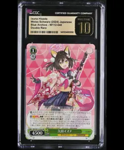 Kuda Izuna W112-040 Weiss Schwarz Blue Archive CGC 10 PRISTINE - Image 1