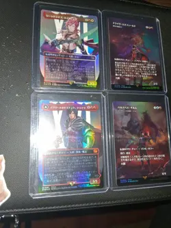 MTG Final Fantasy Japanese Foils: Lightning, Clive, Clive/Ifrit, And Baron/Odin - Image 2