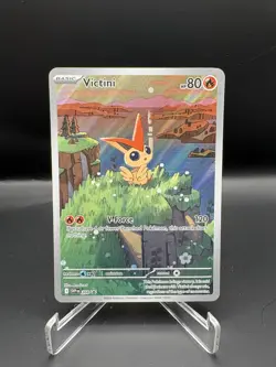 VICTINI SVP 208 - UNOVA ILLUSTRATION COLLECTION PROMO - FULL ART HOLO - NM - Image 1