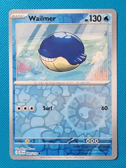 Wailmer - 040/159 - Reverse Holo - Journey Together JTG - EN Pokemon Card - NM - Image 1