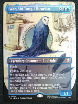 Wan Shi Tong Librarian Borderless Foil - TLA - Mtg Card #1YS - Image 1