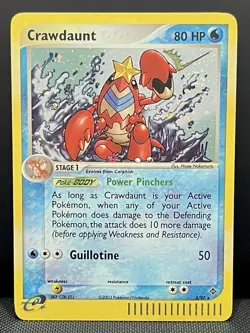 Crawdaunt 3/97 EX Dragon - Holo Pokemon Card - NM/Mint - Image 1