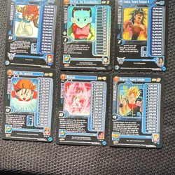 Score Dragon Ball GT 2004 Hero Personality Card Lot - 6 Cards: Gogeta, Goku, Pan - Image 1