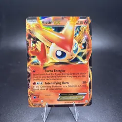Victini EX - 18/135 - Pokemon Plasma Storm Black & White Ultra Rare Card NM -c - Image 1