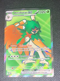 Decidueye ex 100/088 - Perfect Order Pokemon Card - NM - Image 1