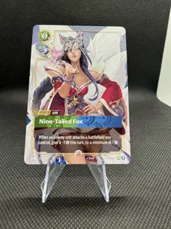 Riftbound METAL Card Ahri Nine-Tailed Fox Las Vegas Prize Wall Exclusive English - Image 2