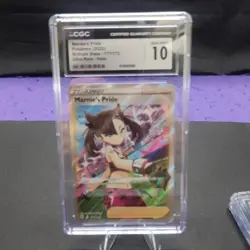 Pokemon Marnie's Pride 171/172 Brilliant Stars Ultra Rare Full Art Holo CGC 10 - Image 1