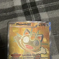 Pokemon TCG: Meowth ex 107/088 Me03 Perfect order NM - Full Art - Image 2