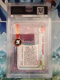 2000 Pokemon Topps Gengar Series 2 Rainbow Foil #94 PSA 5 WX - Image 2