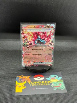 Hearthflame Mask Ogerpon ex 017/131 Prismatic Evolutions Pokemon NM/M - Image 1