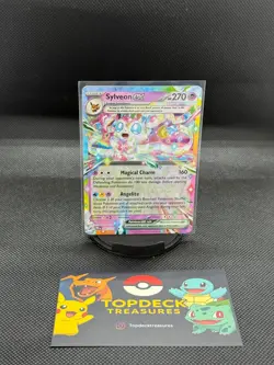 Sylveon ex 041/131 Double Rare Prismatic Evolutions Pokemon NM/M - Image 1