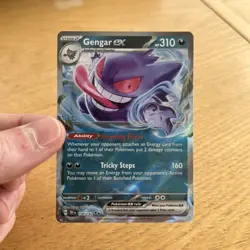 Gengar ex 104/162 Double Rare Temporal Forces Pokemon Near Mint - Image 1