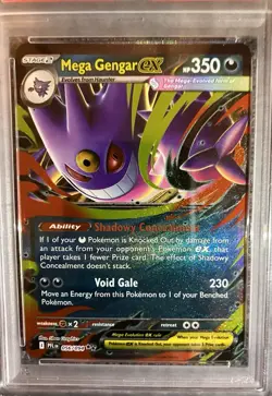 POKEMON TCG PSA 8 Mega Gengar EX 056 PHANTASMAL FLAMES - Image 3